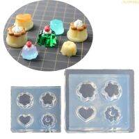 blg Heart Flower Shaped Resin Casting Moulds Silicone Material DIY Hand-Making Tools 【JULY】