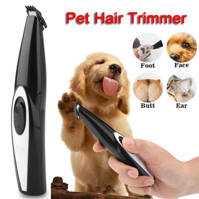 ✵ New USB Rechargeable Pet Hair Trimmer for Dogs Cats Pet Hair Clipper Grooming Kit Cats Pets Foot Clipper Grooming