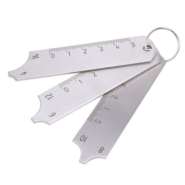 Welding Gauge for 3 Pcs Key Set MIG/TIG/STICK Weld Gauge Measure Tool