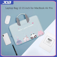 JDB กระเป๋าแล็ปท็อป13 15นิ้วสำหรับ MacBook Air Pro 13 15นิ้วสำหรับชายและหญิงซองใส่เอกสาร