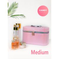 Vandy 2022 Latest Ladies Pink Cosmetic Case Bag for Women Girls Storage Box for Makeup Organizer Cases for Travel Things