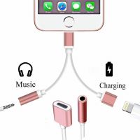 USB-C To 3.5 AUX Audio Cable 2in1 USB Type C To 3.5mm Jack Audio Splitter USB C Earphone Cable Charging Adapter Phone Accessory Cables