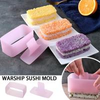 Warship Sushi Mold DIY Onigir Rice Ball Mold Rectangular Kit Maker Accessories Kitchen Sushi V8I2