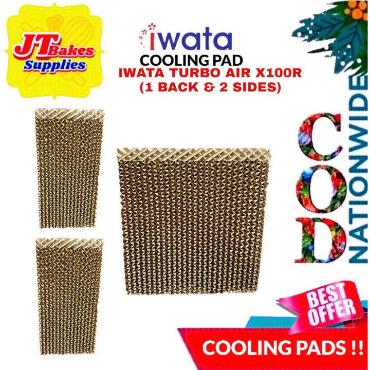 Iwata Turbo Air X100R Air Cooler Cooling Pads Set Pads