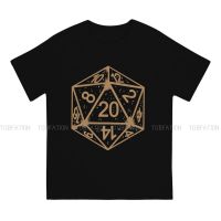 Large mens short sleeves Dnd Game Tshirt For Men D20 Dice Tabletop Humor Leisure Sweatshirts T Trendy 4XL.5XL.6XL