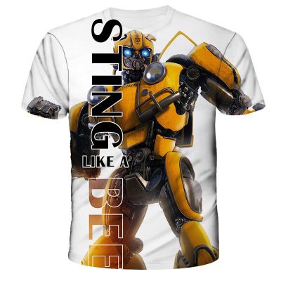 （Hot selling adult and child sizes in 2023）New 3D Printing Optimus Prime Kids T-shirt Boy T-shirt Childrens T-Shirt Kids Boy Fashion T-shirt C（Contact Laitu Customization）
