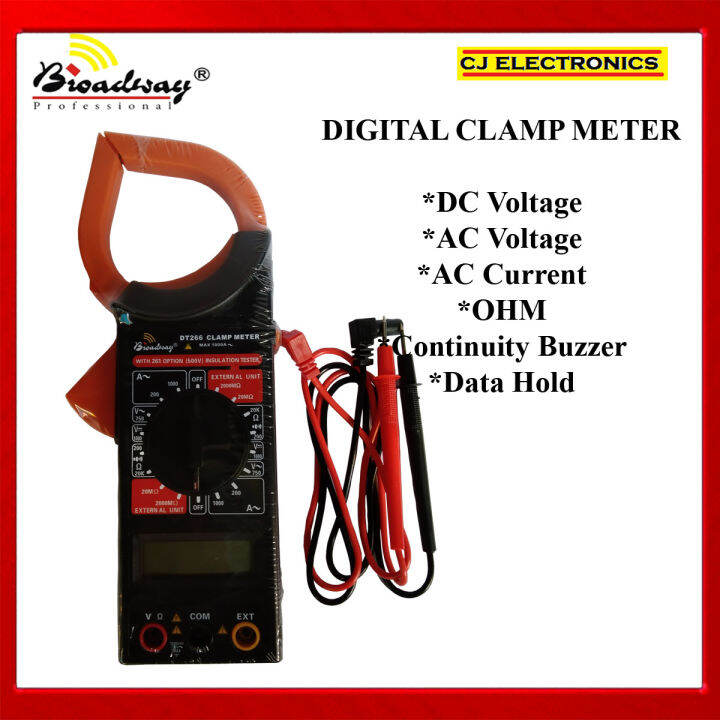 Digital Clamp Meter DT266 Lazada PH