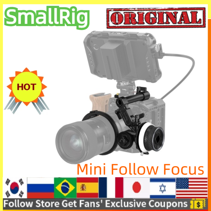 SmallRig Portable Mini Follow Focus Matte quick focus Wireless control