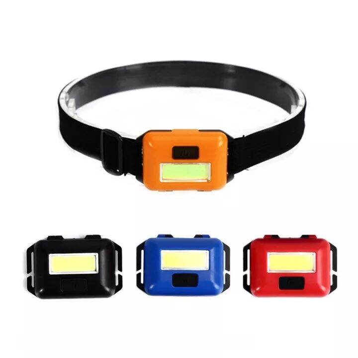 Portable LED Headlamp Waterproof COB Head Lamp Headlight Work Light