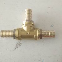 [Fast delivery]Original Copper 6/8/10mm Hose Reducing Tee Auto Truck Refit Sprinkling Reducing Water Connector Leather Pipe Pagoda Connector