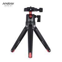 Andoer Mini Handheld Travel ขาตั้งขาตั้งกล้องขาตั้งพร้อมหัวบอลสำหรับ Canon Nik