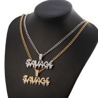 【CW】▲⊕☌  Savage Necklace   Pendant Chain GROSS FREAK Hip Hop Jewelry for Men