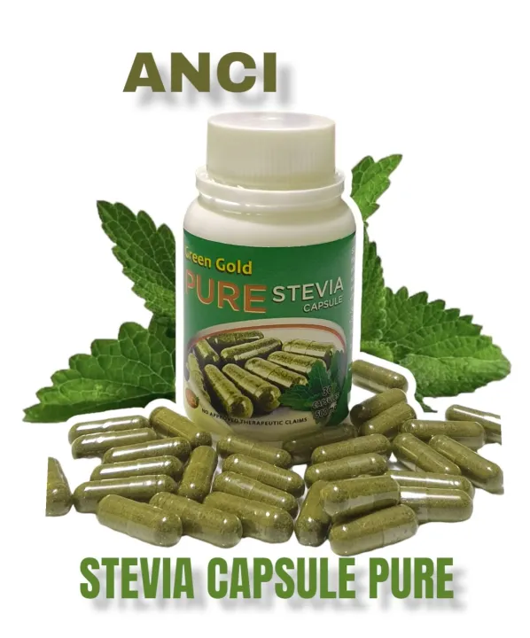 Pure Stevia Capsule for Regulate Blood Sugar and Pressure AntiCancer