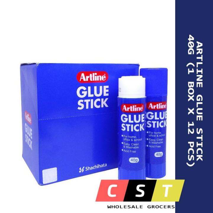 Artline Glue Stick 40g (12pcs / Box) Lazada