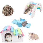 ZHUAFENGXI Đồ Chơi Bập Bênh Đồ Chơi Hamster Cầu Vồng Động Vật Nhỏ Chăm Sóc