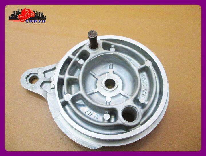 suzuki-rc80-rc100-a100-rear-wheel-hub-silver-bronce-1-pc-ฝาดุมล้อ-หลัง-ฝาครอบดุมหลัง-สีบรอนซ์เงิน