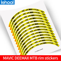 MAVIC DEEMAX MTB rim wheel stickers Mountain bike wheel set decals non-reflective for two wheels sticke