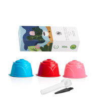 【COOL】 Jumperjuser ออกแบบ Reusable Rose สำหรับ Dolce Gusto กาแฟแคปซูล Dolci Nescafe เครื่อง Refilable Romatic วันเกิด Gift