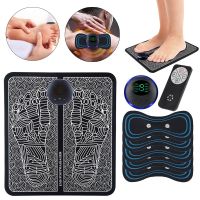 ZZOOI EMS Foot Massager Mat Electric Feet Muscle Stimulator Rechargeable Foot Massage Pad Improve Blood Circulation Relieve Ache Pain