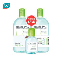 BIODERMA ไบโอเดอร์มา ซีเบี่ยม เอชทูโอ เมคอัพ รีมูฟเวอร์ คลีนซิ่ง วอเตอร์ แพ็ค 500 มล. X2 ฟรี 100 มล.