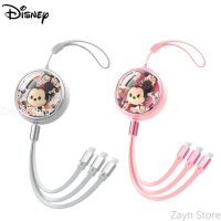 Disney Mickey Minne Winnie the Pooh Lotso Alien 3 In 1 Retractable Fast Charger Data Cable for IPhone Android Type-C Data Line