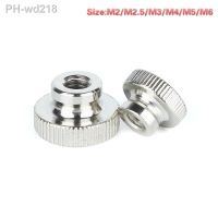 5pcs M2 M2.5 M3 M4 M5 M6 Zinc Plated/Nickel Plated Carbon Steel Knurled Thin Thumb Nut Iinstrument Hand Tighten Nuts