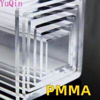 Big 10~200mm Side Width Acrylic square pipe hollow duct transparent plexiglass tube PMMA quartet cantal Industrial Supplies