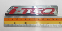 Logo I-TEQ งานพลาสติก พร้อมกาสติด สีแดง 12 cm ของรถ isuzu