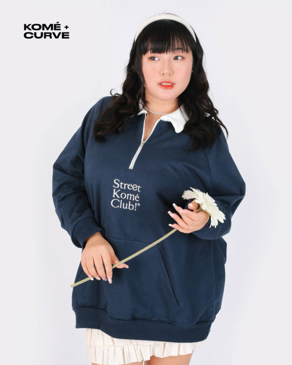 kome-girls-curve-เสื้อสเวตเตอร์-รุ่น-high-school-sweater