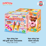 Combo 2 hộp kẹo đồ chơi sáng tạo ăn được Popin Cookin gồm Bánh Donut + 1