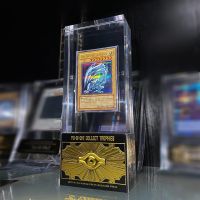 Ptcg Pokemon Yu-Gi-Oh Card Brick Vertical Thickened Acrylic Transparent Display Stand The Gold Cabinet Does Not Contain Cards