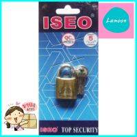 กุญแจสปริง ISEO 25 มม. สีทองSTEEL PADLOCK ISEO SPRING25 25MM GOLD **คุ้มที่สุดแล้วจ้า**