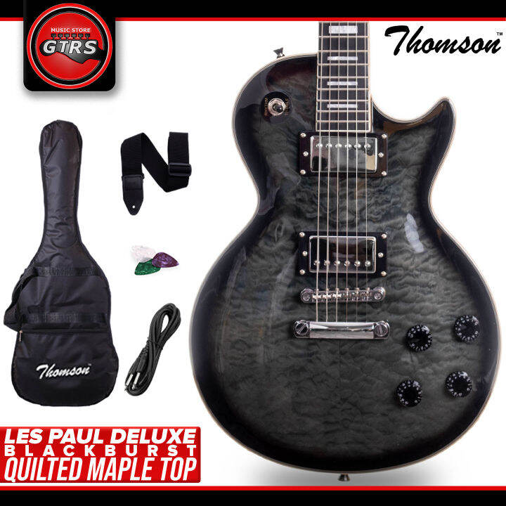 Thomson Les Paul Deluxe Series Electric Guitar Blackburst Lazada PH