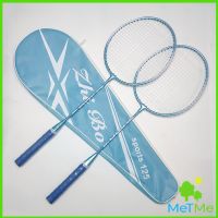 MetMe ไม้แบดมินตัน Sportsน 125 อุปกรณ์กีฬา ไม้แบตมินตัน พร้อมกระเป๋าพกพา  Badminton racket