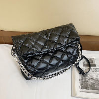 Branded Large Nylon Crossbody Bags for Women Quilted Shoulder Bag  Hit Winter New Womens Designer Chain Handbags and Purses