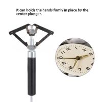 1Pc Watch Hand Remover Lifter Plunger Puller Fitter With Handle Steel Watch Repair เครื่องมืออุปกรณ์เสริมสำหรับช่างซ่อมนาฬิกา Black