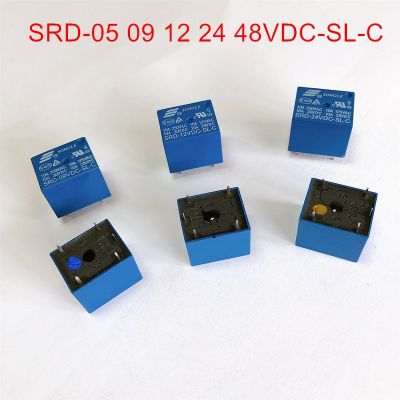 【✲High Quality✲】 ACCD TOY STORE รีเลย์ไฟฟ้า3V 6V 9V 12V 24V 48V Dc T73-3v Srd-05v ประเภท Pcb 48vdc-sl-c