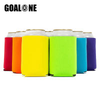 GOALONE 6ชิ้นเซ็ตเบียร์สามารถคูลเลอร์ว่างเปล่า Neoprene สามารถแขนพับฉนวนเครื่องดื่มคูลเลอร์ผู้ถือสำหรับขวดเบียร์น้ำ