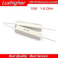 10pcs 10W Cement Resistance Resistor 1 2 5 8 Ohm 1R 2R 5R 8R WATTY Electronics