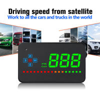 2021Universal A2 display head up display gps Digital Car Speedometer Auto Windshield Project Speedometer GPS hud head up display car