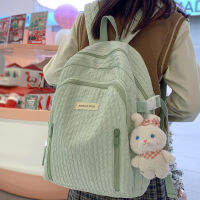 แฟชั่นจีบกระเป๋าเป้สะพายหลังผู้หญิงหลายกระเป๋า Nyoln เดินทาง B Agpack Kawaii กระเป๋าหนังสือสาวกระโหลกกระเป๋านักเรียนหญิงเย็น