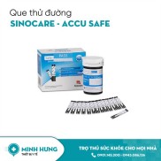 QUE ĐƯỜNG HUYẾT SINOCARE - SAFE ACCU 25QUE