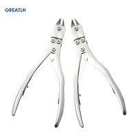 1Pcs Titanium Cage Shear Cutter Orthopedic Double Joint Steel Wire Cutter Bone Practice Tools Veterinary Instrument