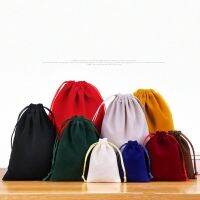 10/50Pcs 5x7 7x9 Multisize Velvet Bag Drawstrings Pouches Small Size Jewelry Gift Display Wedding Decoration Packing Bags Food Storage  Dispensers