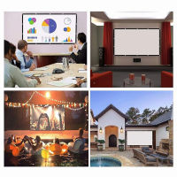 New Portable Foldable Projector Screen 16:9 HD Outdoor Indoor Home Cinema Theater 3D Movie DOM668