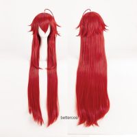 High School Dxd Wigs Rias Gremory Wig 100Cm Long Red Heat Resistant Synthetic Hair Cosplay Wig + Wig Cap