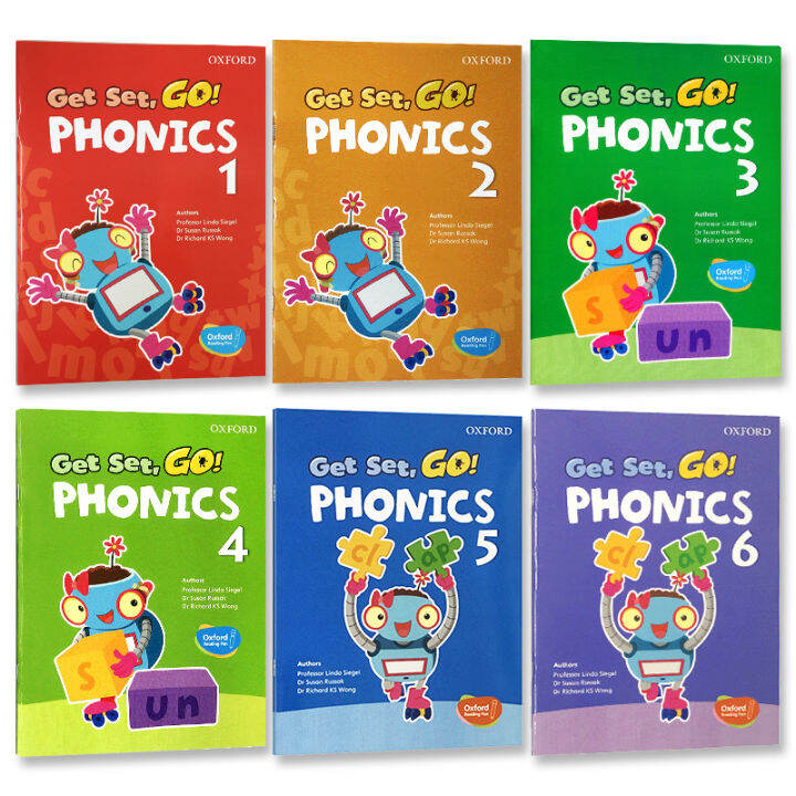 Oxford English natural spelling textbook 6 volumes of English original