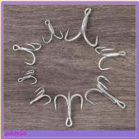 GOUPDO 5Pcs/SET ป้องกันสนิม ล่อน้ำเค็ม อุปกรณ์ตกปลา อุปกรณ์ตกปลา Sea Trolling Triple Anchor Hooks 4X Treble Hook Fishhooks