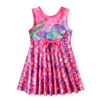 [COD] Cross-border childrens 2022 summer mermaid girl bow vest baby princess 2524