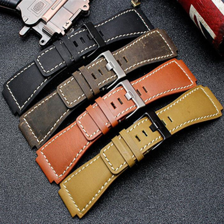 retro-genuine-leather-watch-band-strap-belt-35-24mm-for-bell-ross-watchband-accessories-replace-for-br01-br03